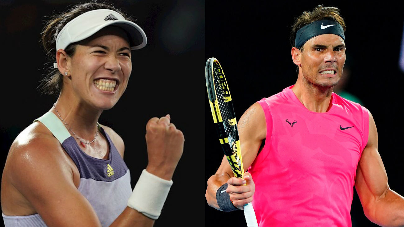Nadal y Muguruza suben el nivel en el Abierto de Australia