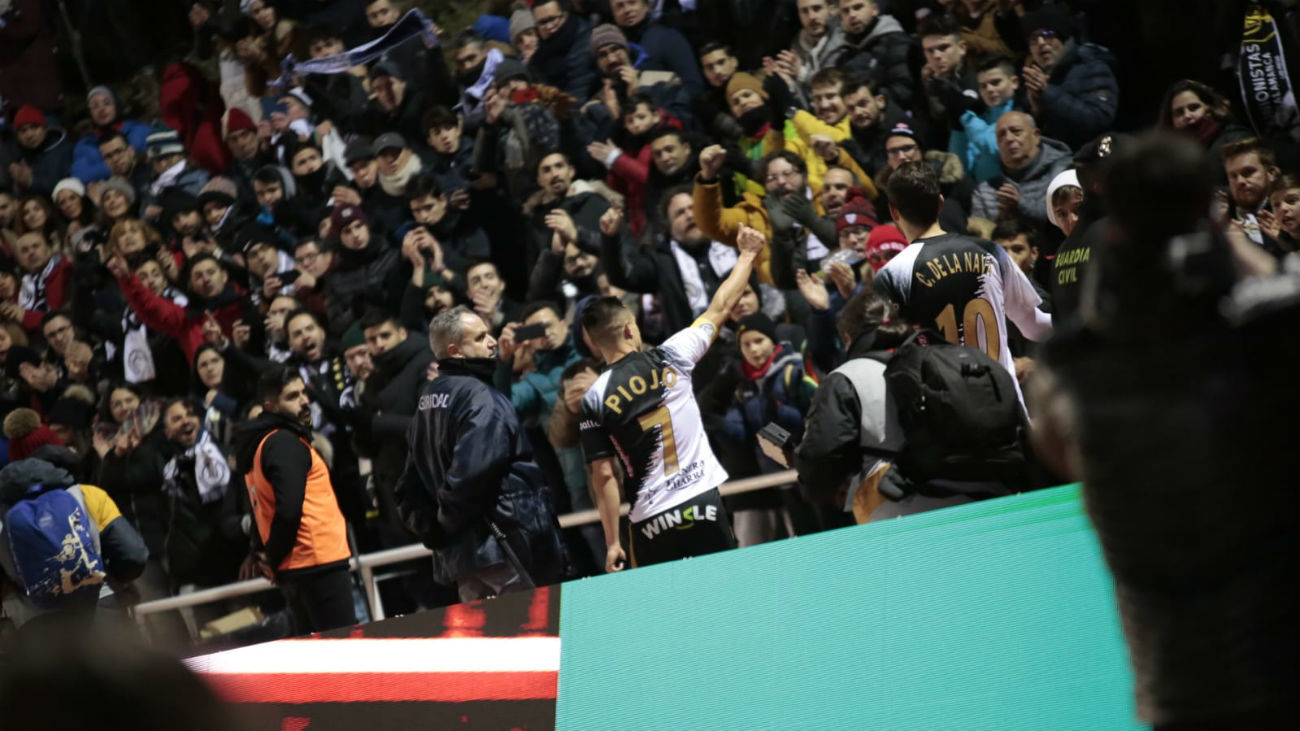 La afición de Unionistas se volcó en la noche copera ante el Real Madrid