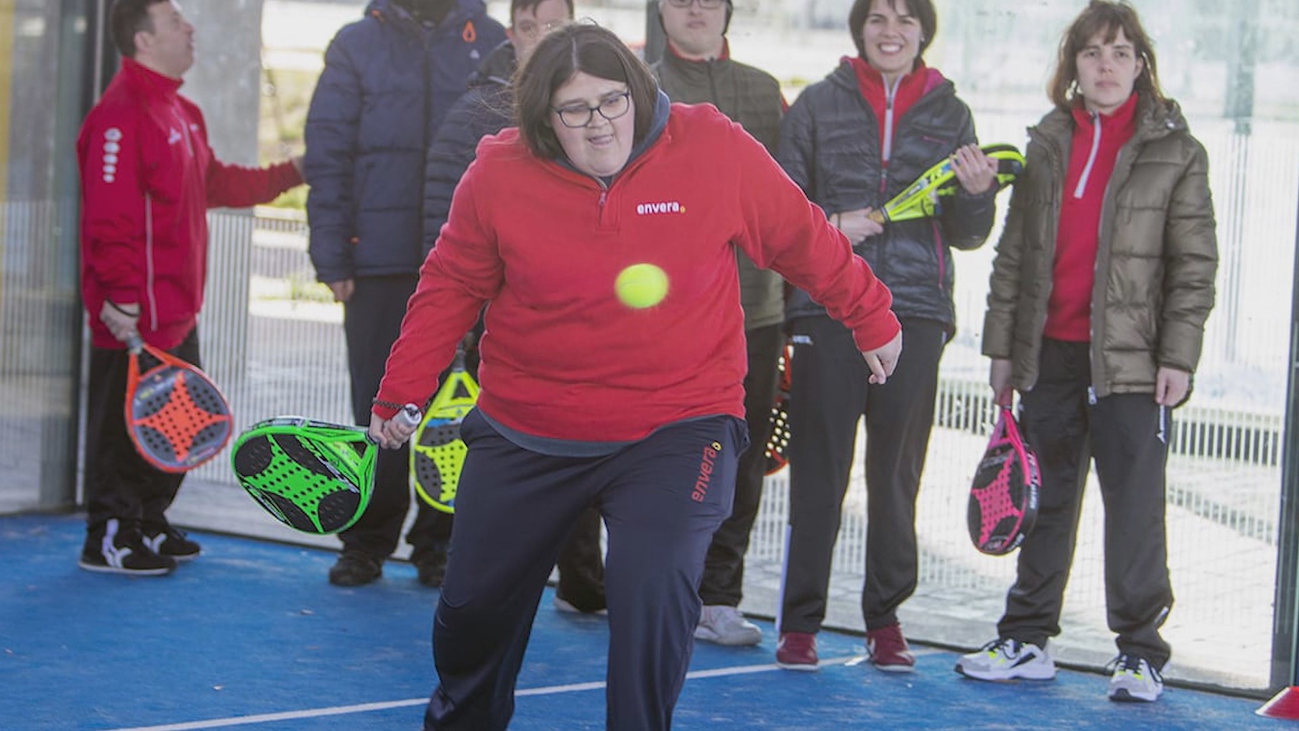 Patricia García, alma máter del padel adaptado en Colmenar Viejo