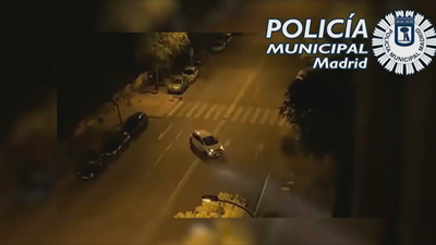 Nueve detenidos por carreras ilegales en Villa de Vallecas