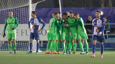 0-1. El Leganés se cuela en octavos de la Copa tras ganar al Ebro