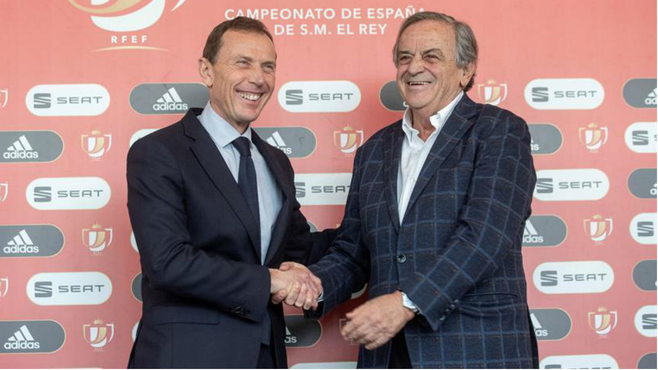 Emilio Butragueño y Luis Blasco