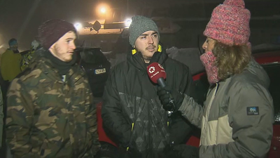 Los primeros esquiadores llegan a Valdesquí, reabierta tras las últimas nevadas