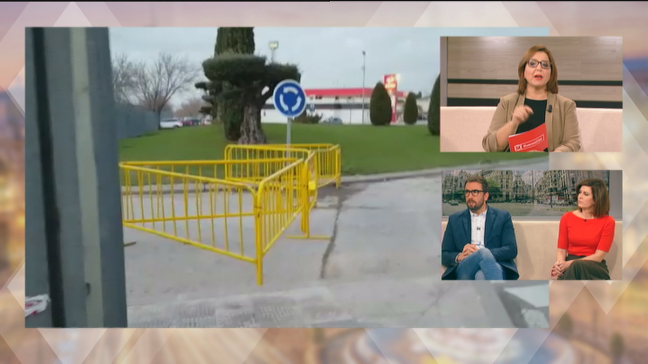 Cinco meses sin una rotonda tras el temporal de agosto de Arganda del Rey