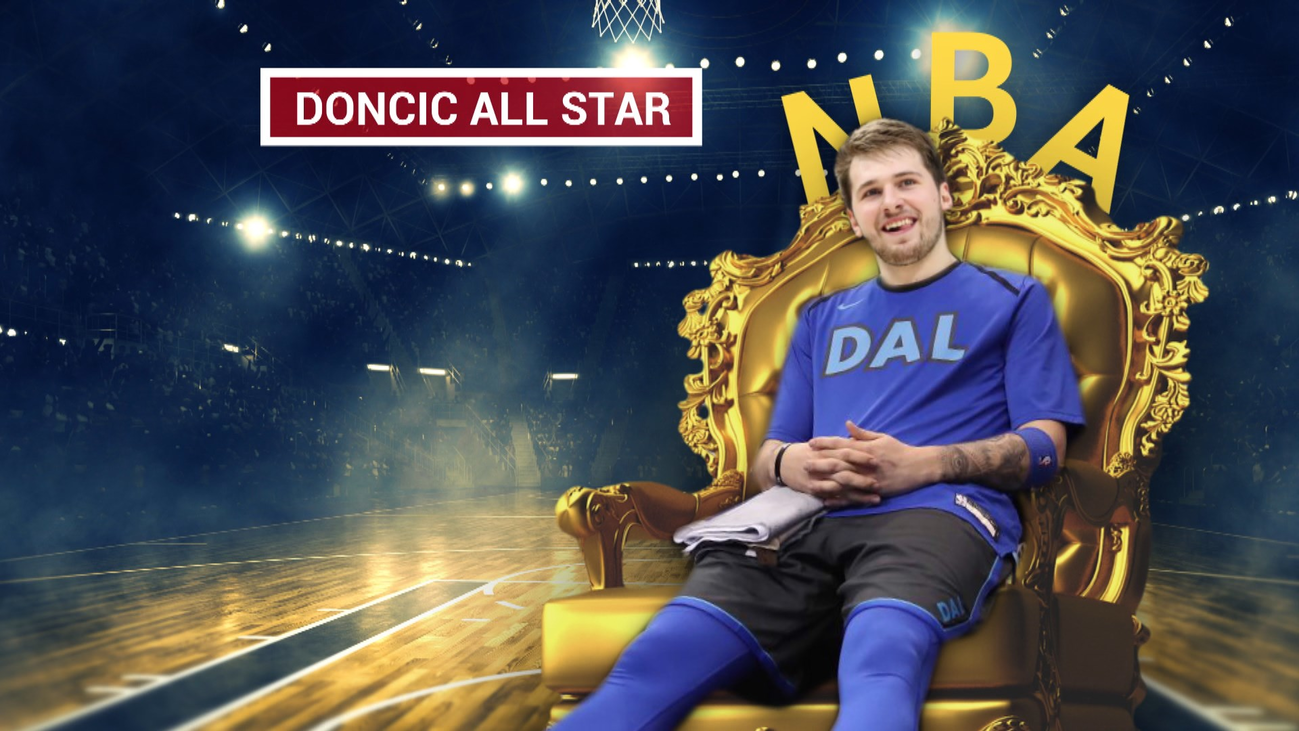 Doncic, segundo más votado, será titular en el All Star de la NBA