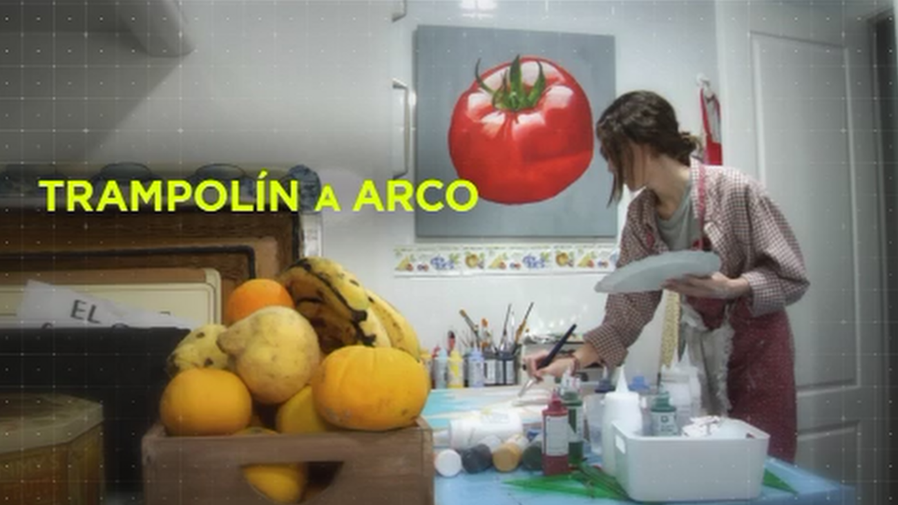 Patricia, la artista que pinta en la cocina  de sus padres