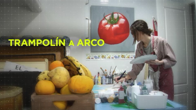 Patricia, la artista que pinta en la cocina  de sus padres
