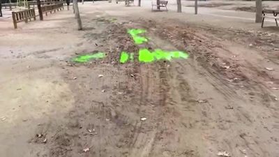 Un vertido de anticongelante contamina el parque Berlín durante doce días