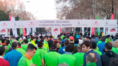 Más de 5.000 personas participan en la carrera solidaria del Real Madrid
