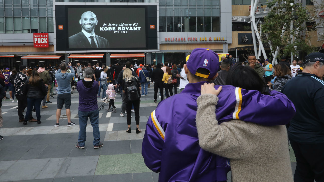 El deporte, roto de dolor por la muerte de Kobe Bryant