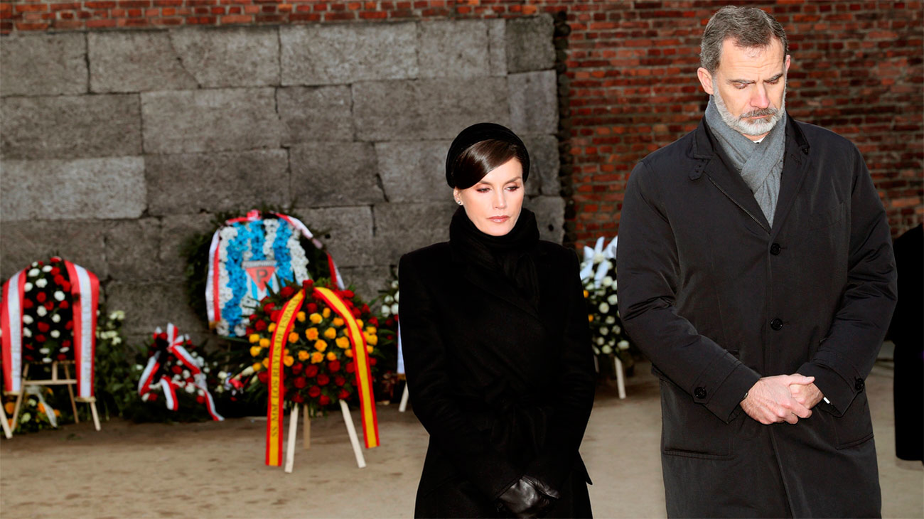Los Reyes participan en el 75 aniversario de la liberación de Auschwitz