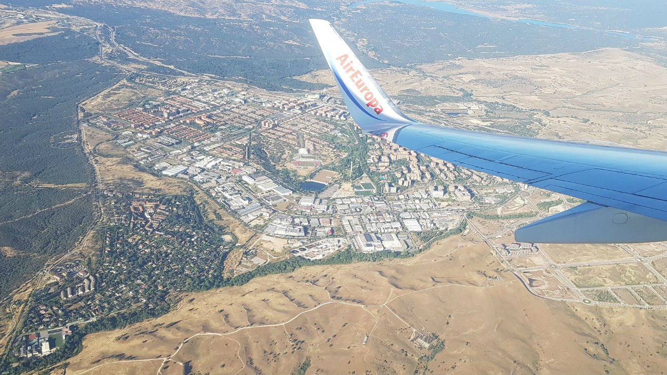 Vista aérea de Tres Cantos