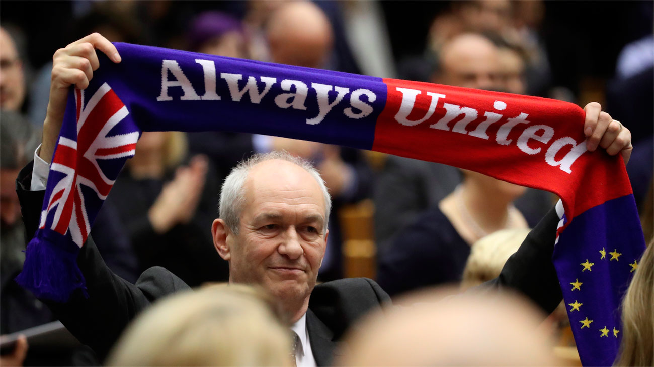 El Parlamento Europeo pone el sello final al acuerdo del Brexit