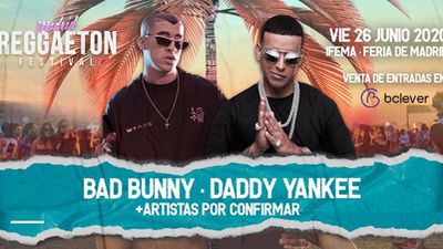 A la venta las entradas del Madrid Reggaeton Festival, con Bad Bunny y Daddy Yankee