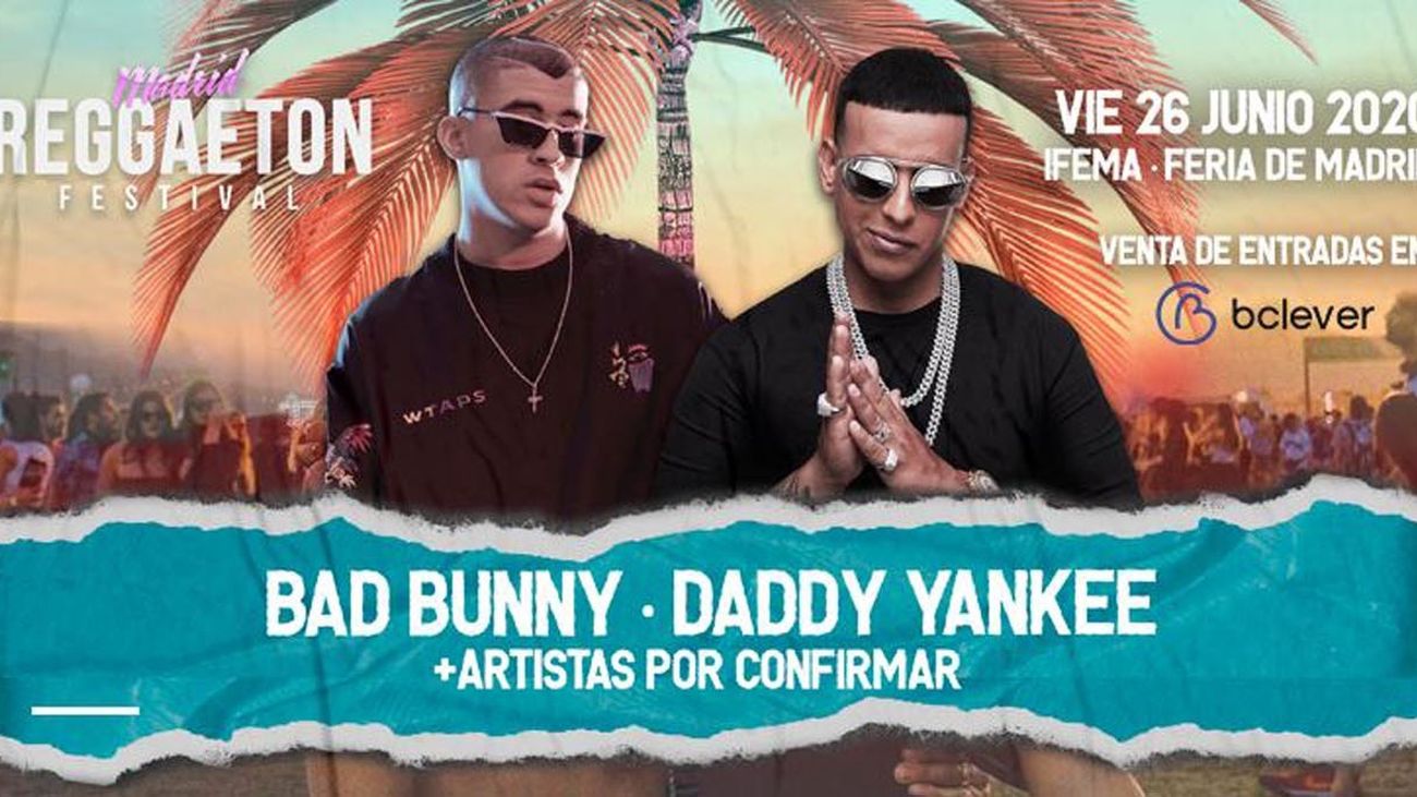 Ya a la venta las entradas del Madrid Reggaeton Festival  con Bad Bunny y Daddy Yankee