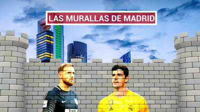 Courtois y Oblak, los dos mejores de la Liga, frente a frente en el derbi