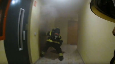 Así actúan los Bomberos de Fuenlabrada ante un incendio