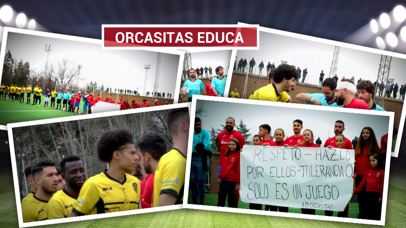 La AD Orcasitas se vuelca contra la violencia en el fútbol