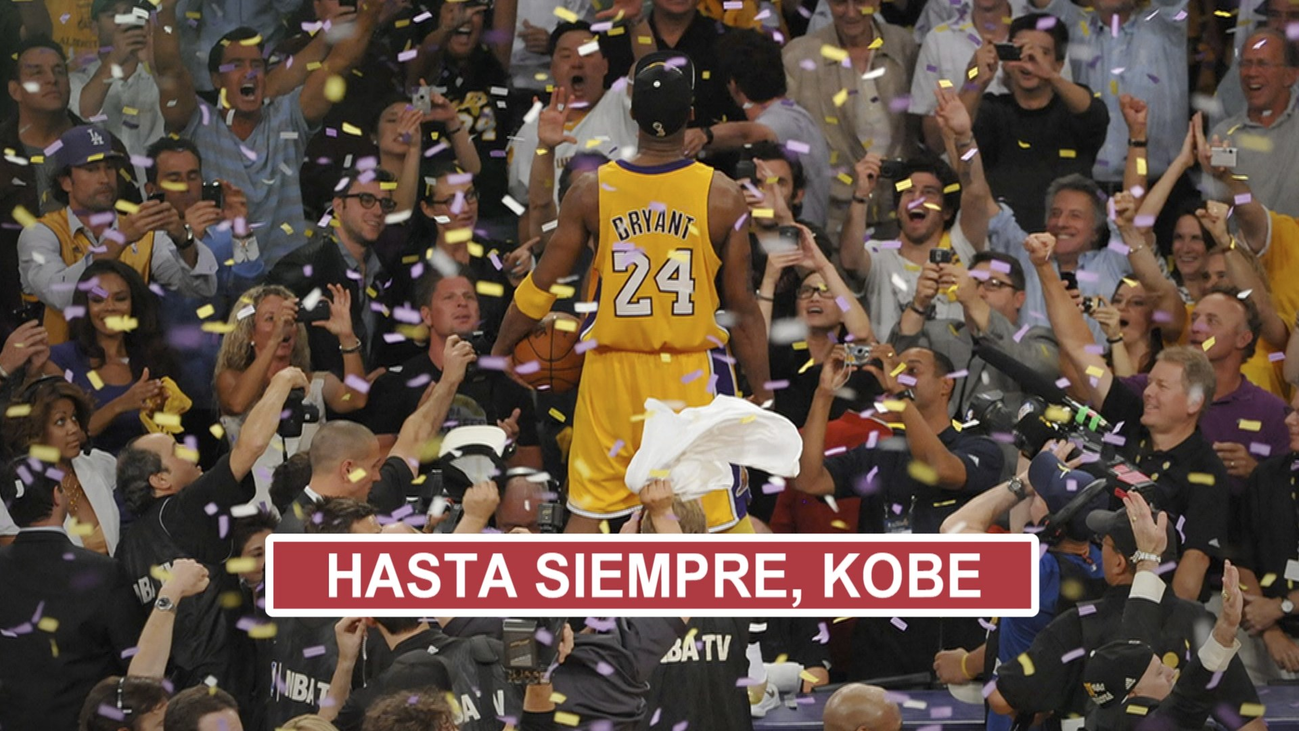 Los Lakers honran a Kobe Bryant