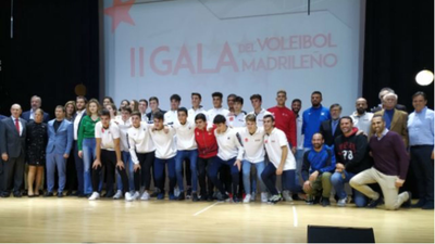 El voleibol madrileño muestra su excelente salud en su gala anual