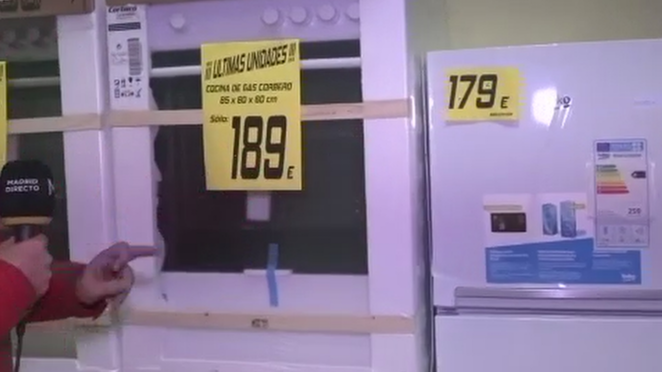 Electrodomésticos a precio de chollo en Vallecas