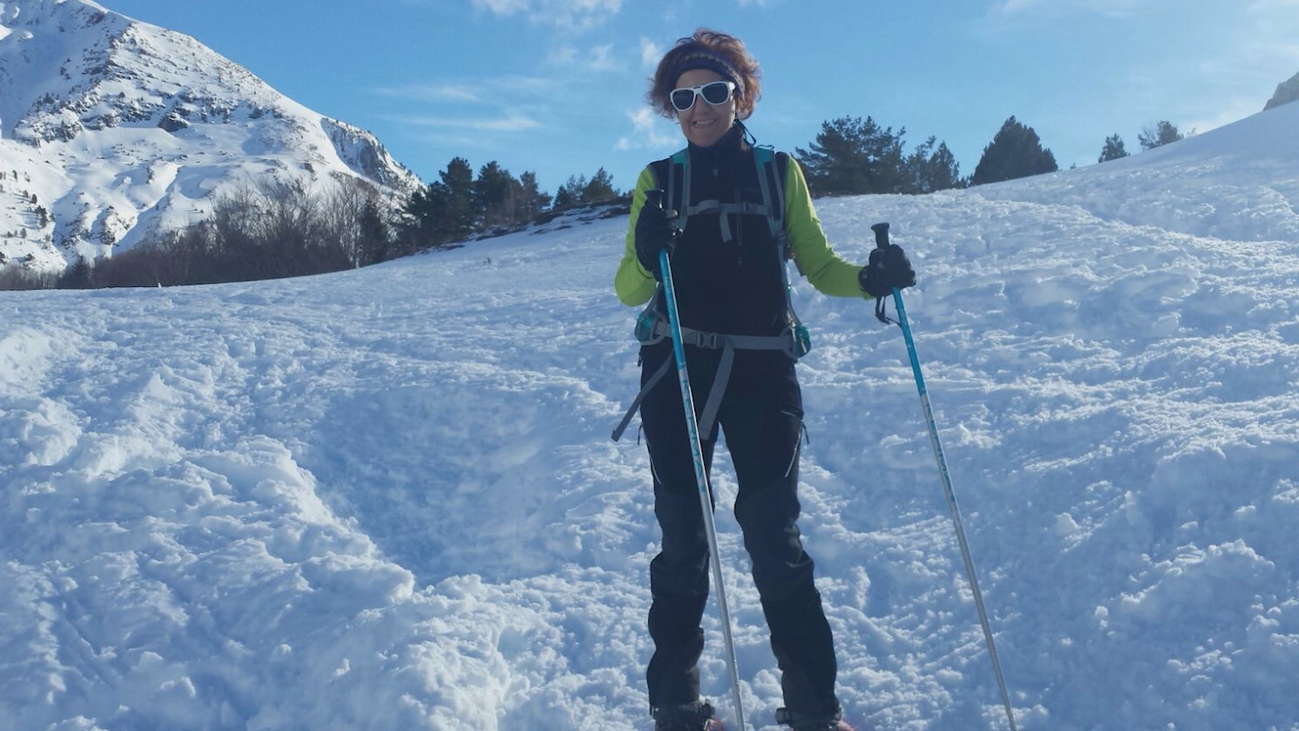 Mayte Minaya, invidente y alpinista
