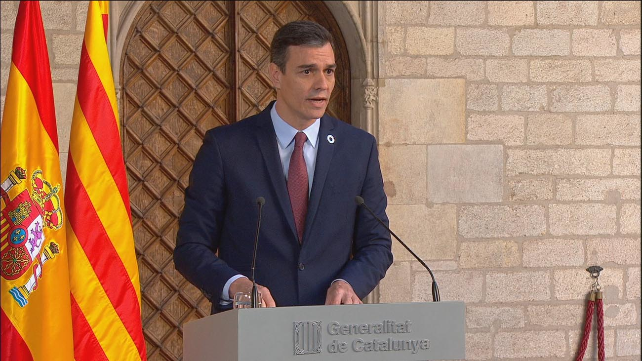 Sánchez insiste en que no habló con Delcy Rodríguez y lamenta esta "mentira"