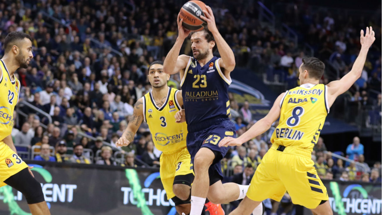 Sergio Llull ante el Alba Berlín