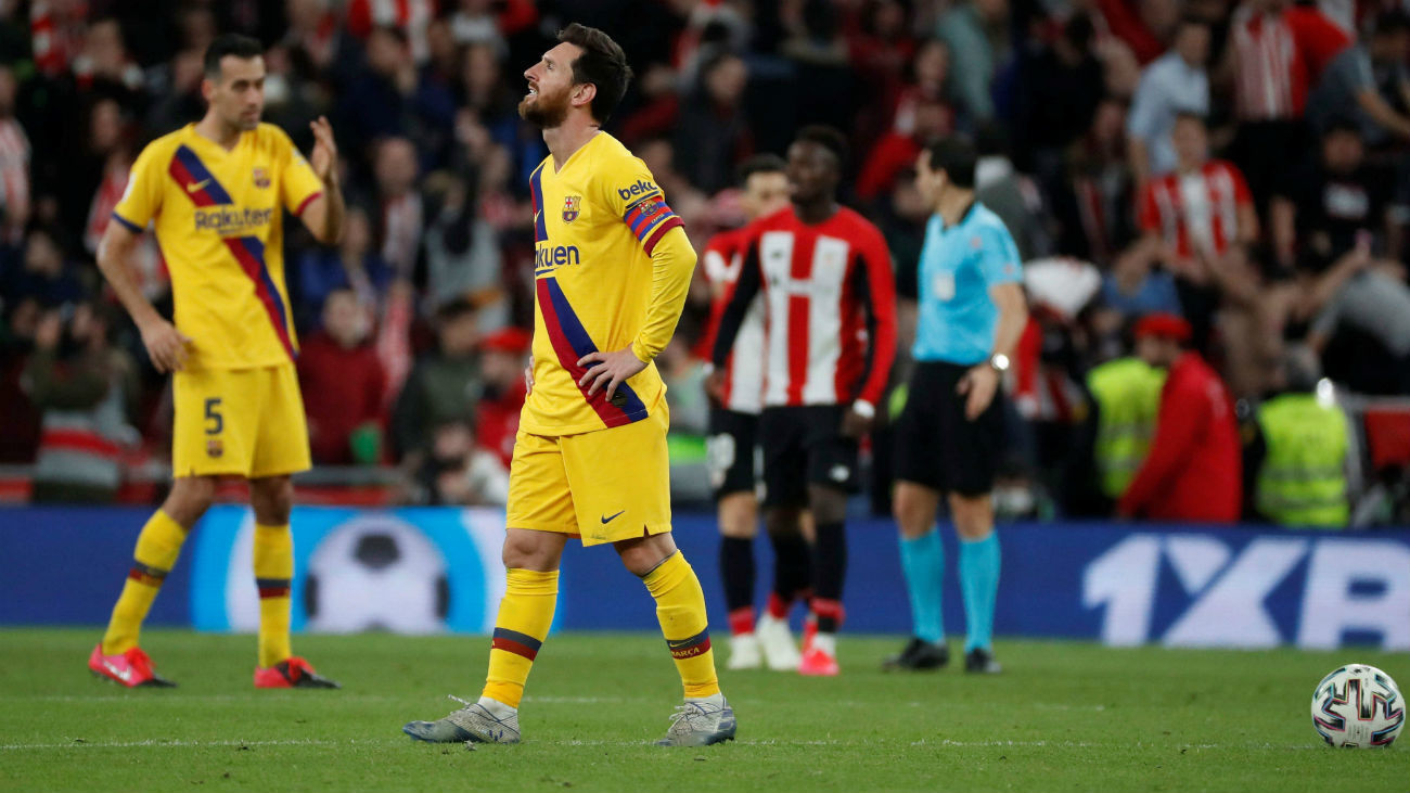 1-0. El Athletic echa al Barça de la Copa