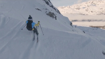 Esquí extremo en Los Alpes