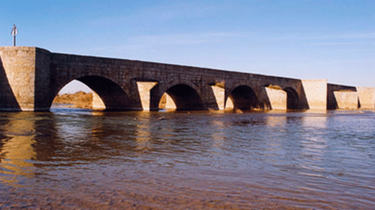 Río Carrión en la provincia de Palencia