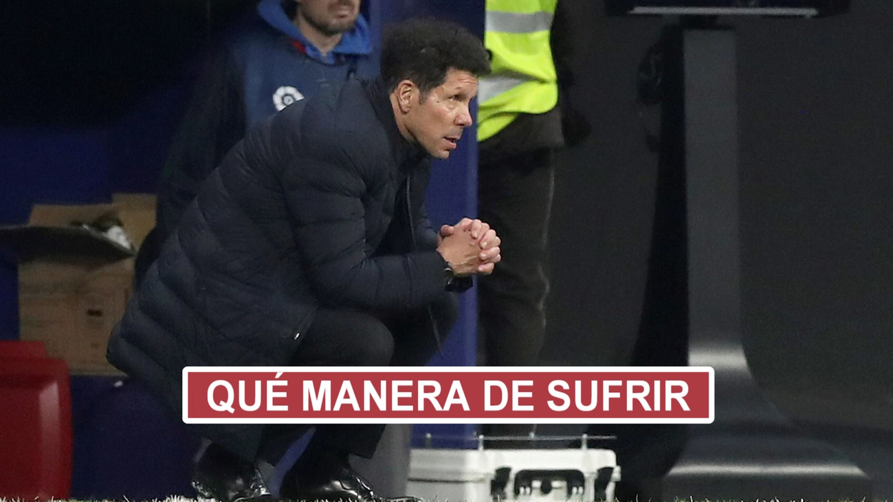 Simeone: "El vértigo te genera retroceder más"