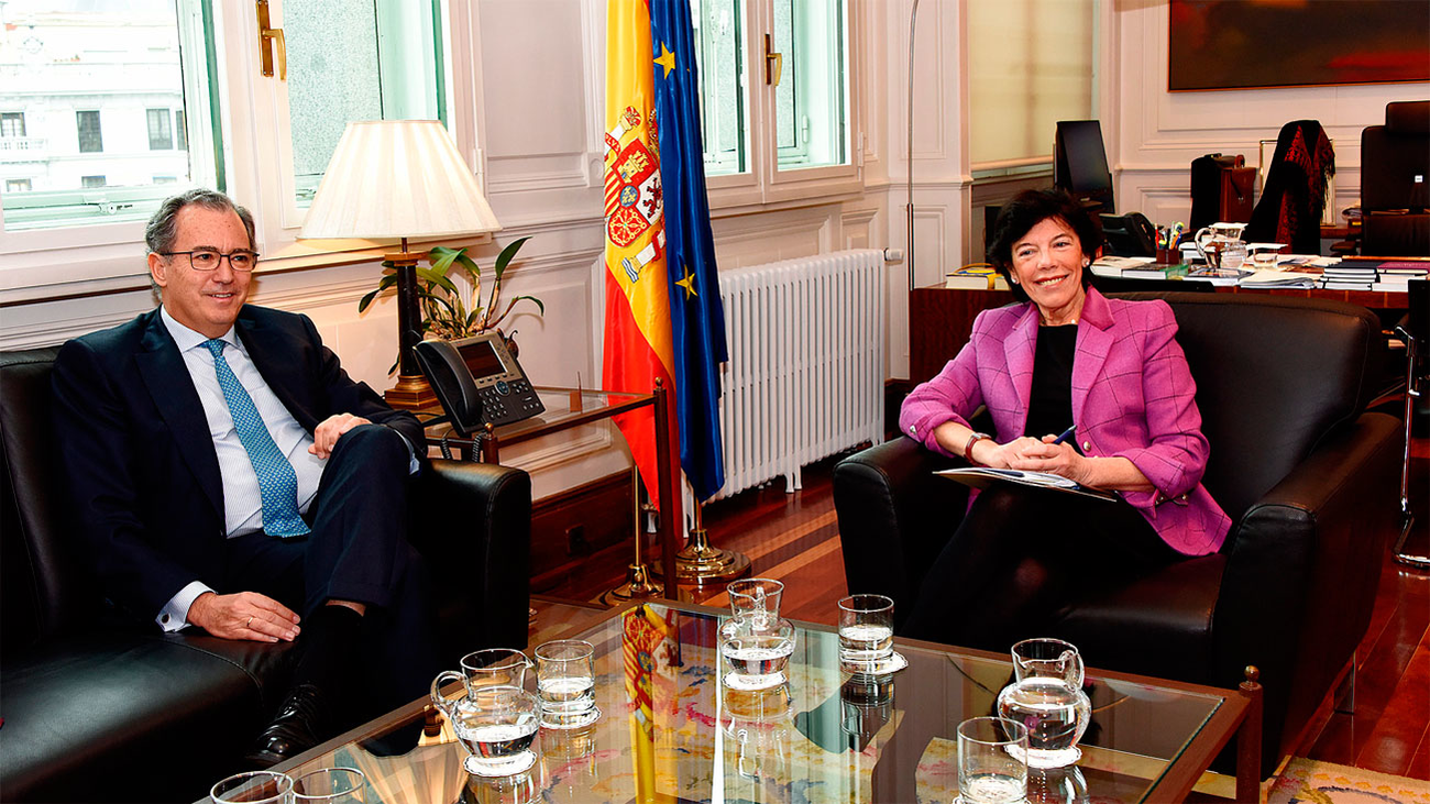 Ossorio y Celaá intercambian preocupaciones sobre la educación