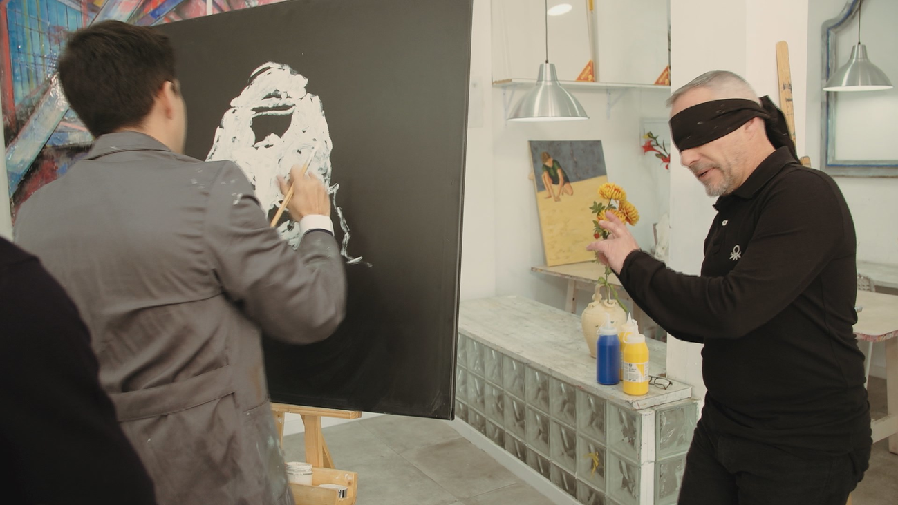 Pintura y magia se dan la mano para sorprender a Goyo González