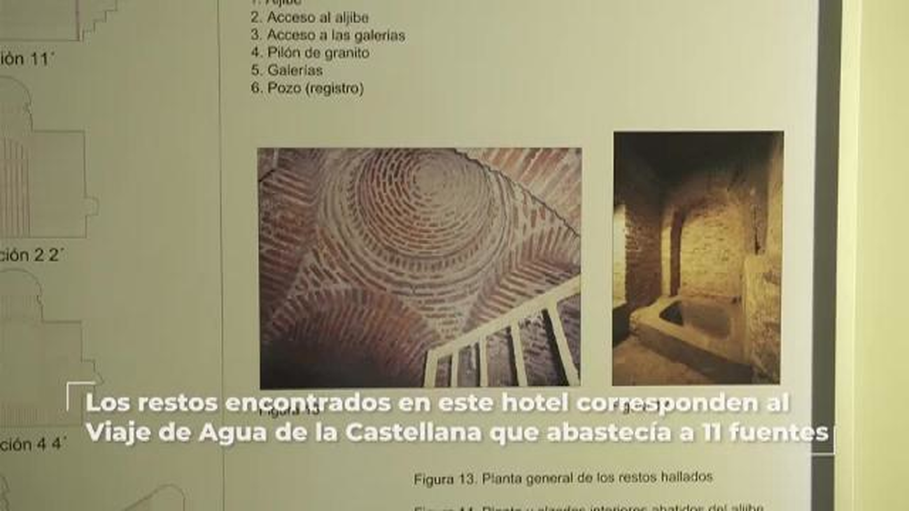Descubren un Viaje de Agua bajo un céntrico hotel de Madrid