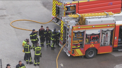 Sofocado un incendio en un pasadizo cerca de la estación de Chamartín
