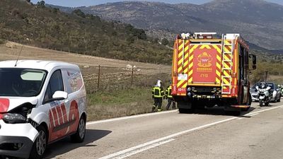 Fallece un motorista en la M-521 en la colisión con un automóvil