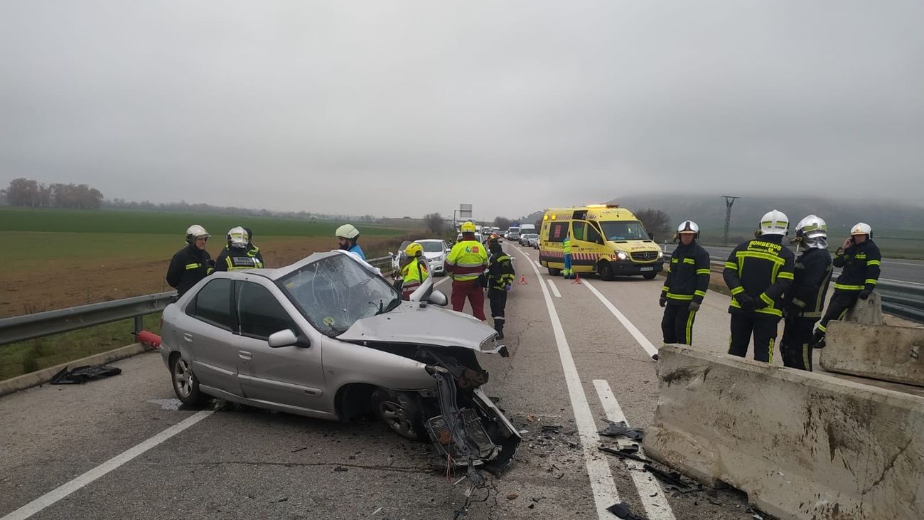 Muere en el acto un hombre en un accidente en la M-203, a la altura de San Fernando de Henares