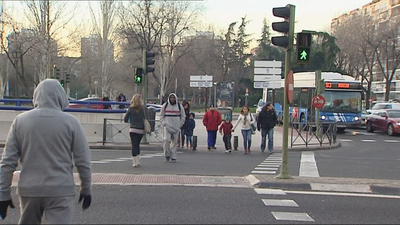 La calle Alcalá, con 39 siniestros, donde más atropellos se producen en Madrid