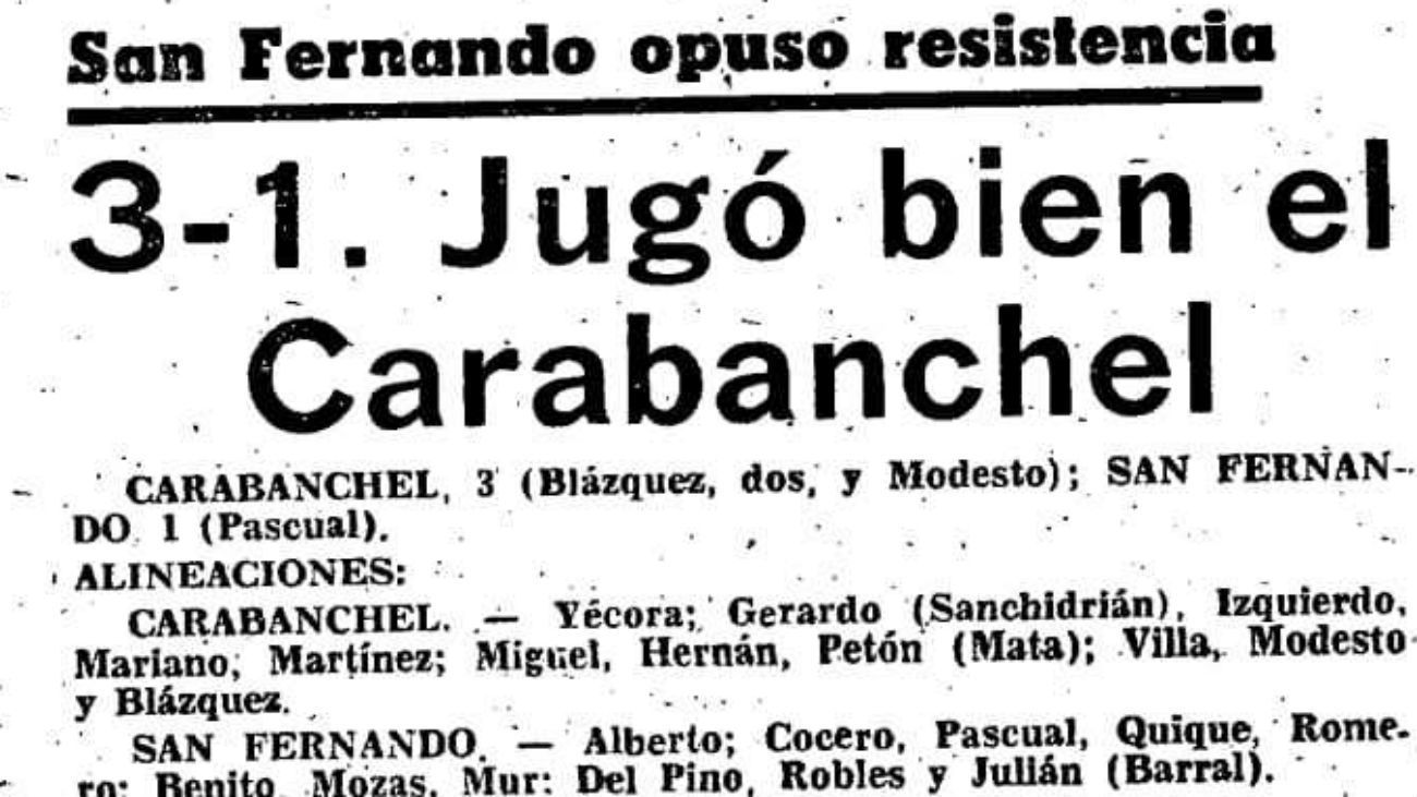Carabanchel-San Fernando, el clásico de la Tercera madrileña
