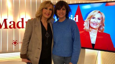 Melani Olivares presenta la obra 'Entre ella y yo'