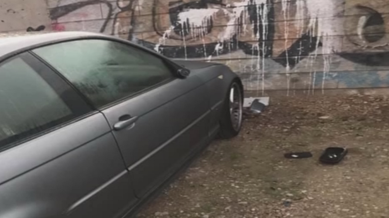 Un parking de Fuenlabrada, escenario del último episodio de vandalismo