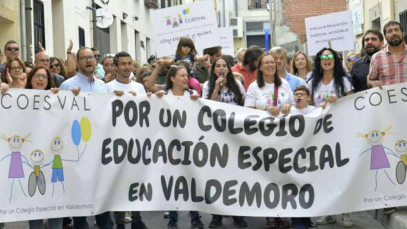 Piden un colegio educación especial en Valdemoro