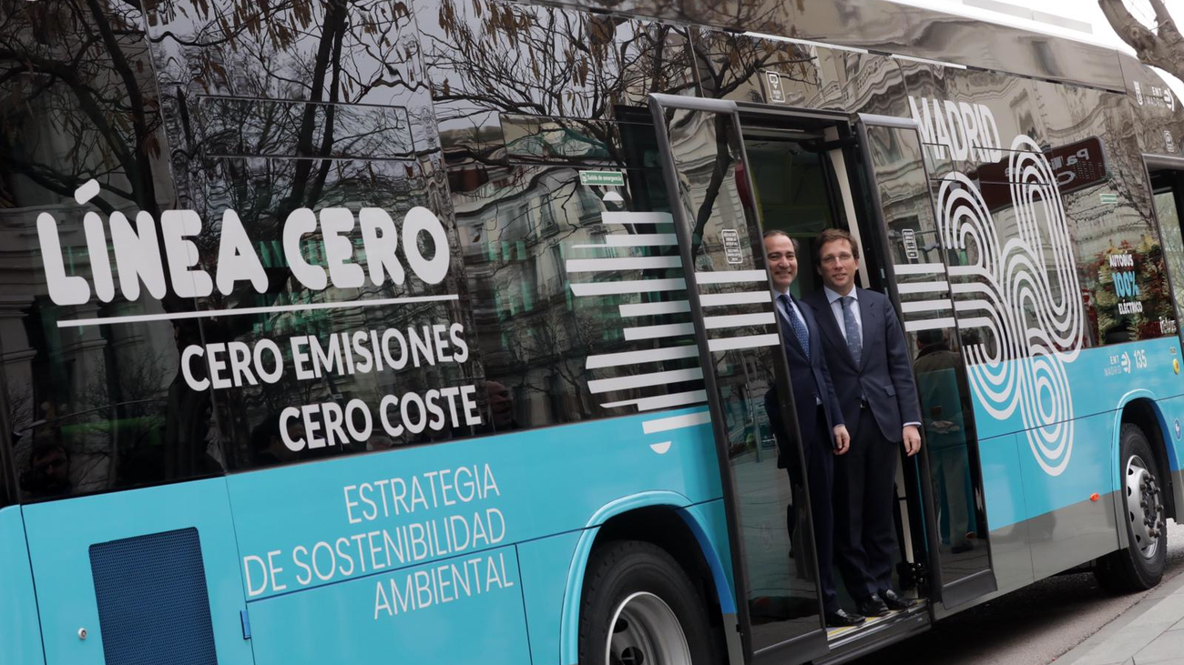 Madrid ya tiene una línea de bus cero emisiones gratuita y anuncia la segunda para el 3 de marzo