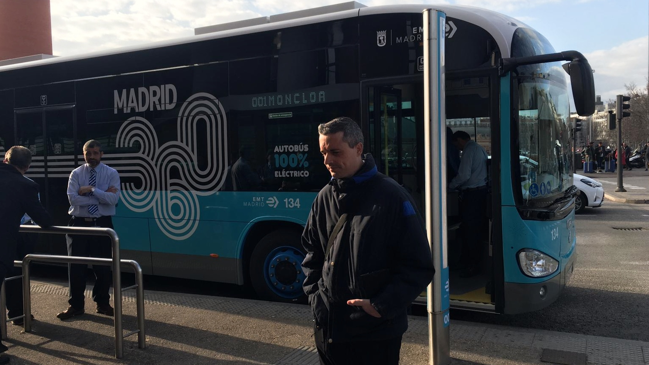 El primer viaje en el ‘autobús cero’ de Madrid