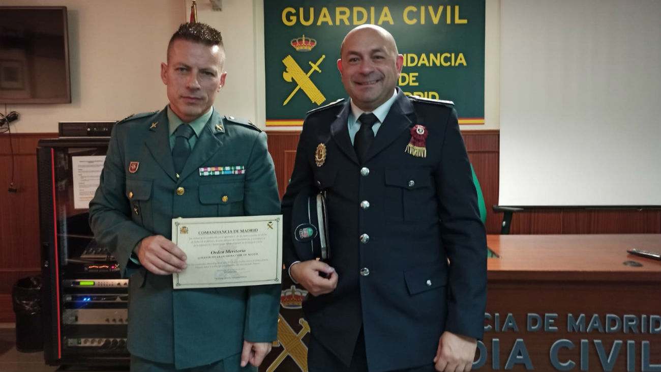 La Guardia Civil de Algete, premiada por reducir los delitos un 18% en 2019