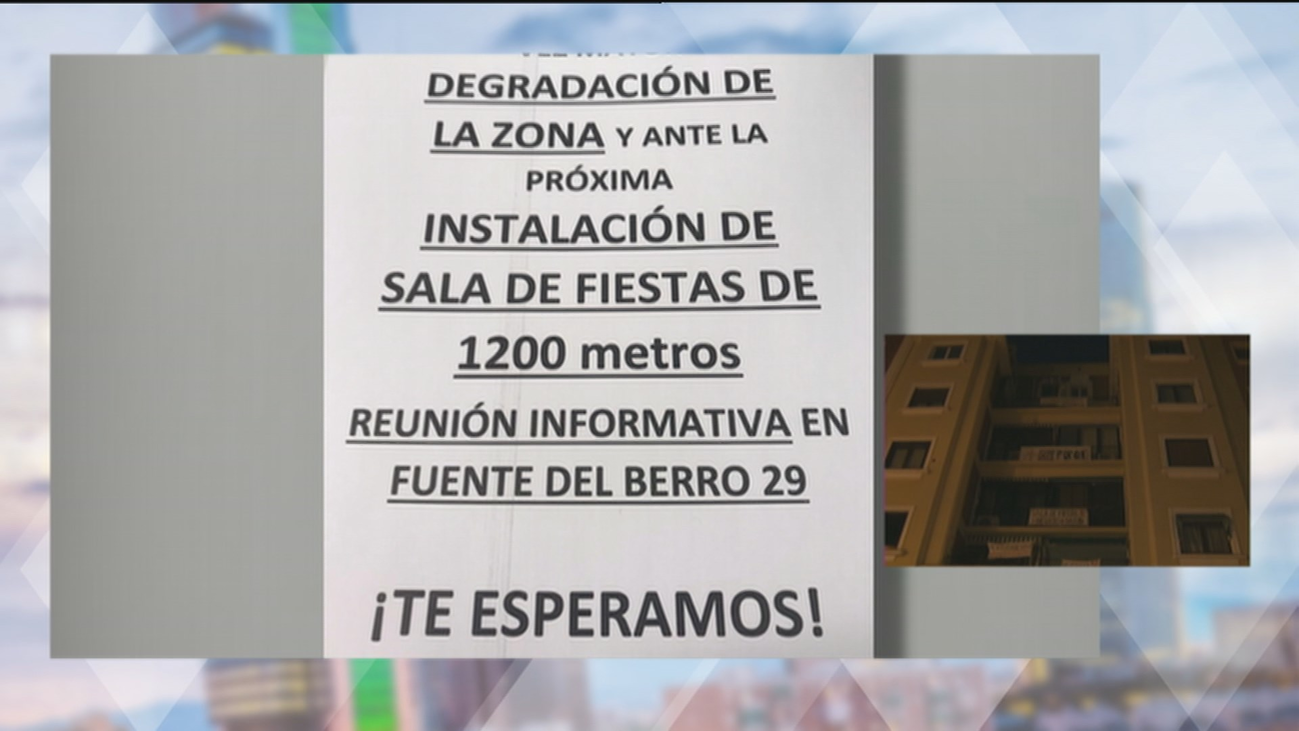 Vecinos de Fuente del Berro, en pie de guerra contra una discoteca que quieren abrir bajo sus casas