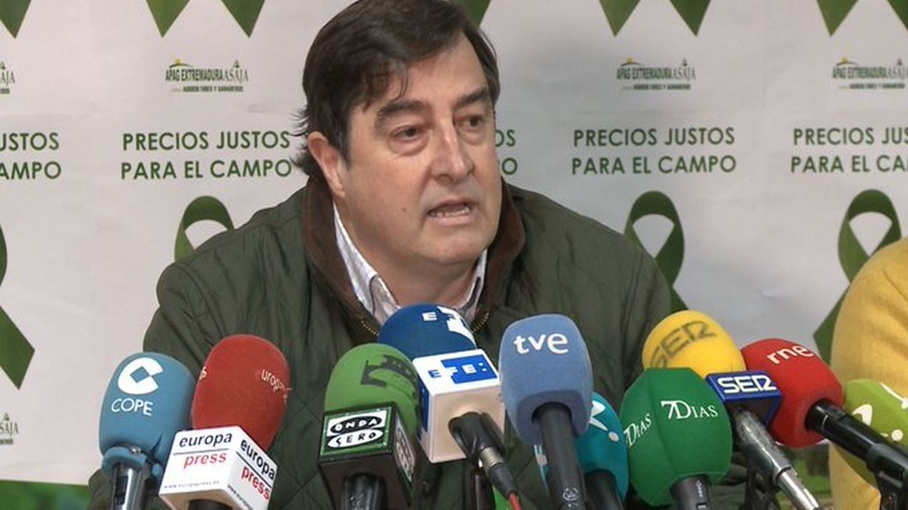 Ángel García (Asaja): "No vamos a manifestarnos frente a la casa de Pablo Iglesias"