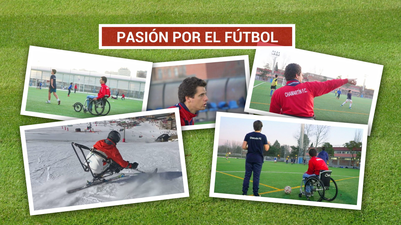 La silla de ruedas no le impide entrenar a Juan Martiarena