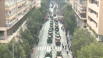 Cientos de tractores toman las calles en Tarragona, Mérida, Murcia y Guadalajara